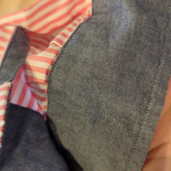 NEW Nautica 3XL light red stripe shirt - Picture 3 of 3